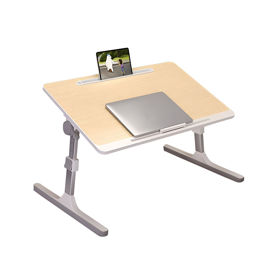 SOGA 60X40cm Wood Small Laptop Bed Portable Foldable Study Table Adjustable $ 81.50