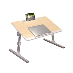 SOGA 60X40cm Wood Small Laptop Bed Portable Foldable Study Table Adjustable $ 81.50