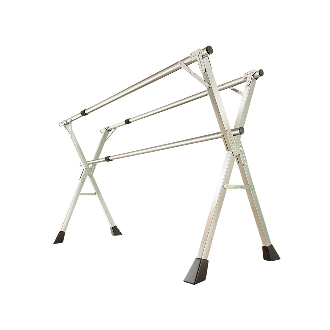 SOGA 2.0m Portable Standing Clothes Drying Rack Foldable Space-Saving Laundry Holder 3 Poles $ 122.50