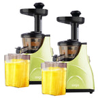 SOGA 2X Slow Juicer Premium Masticating Electric Vegetable Juice Extractor Green $ 258.90