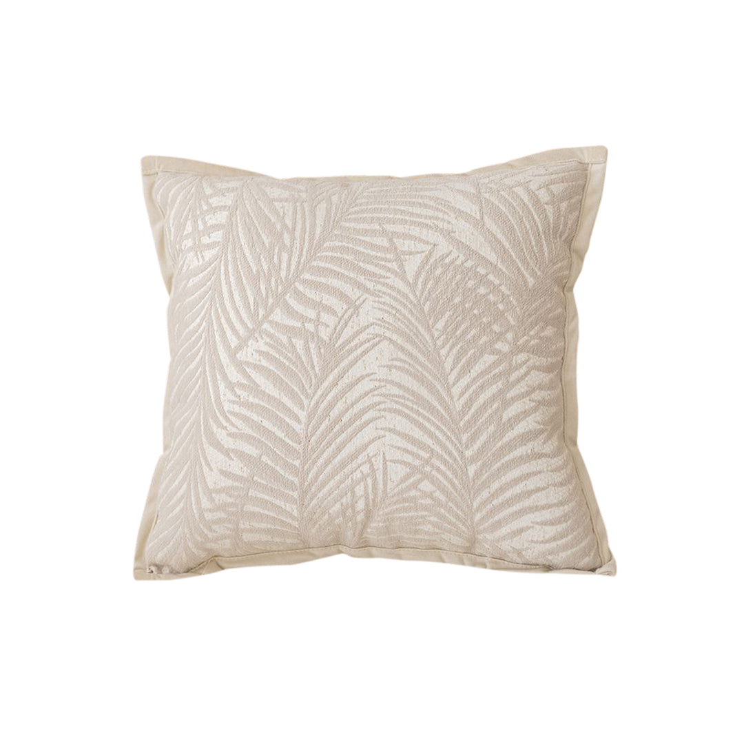 SOGA 45cm Elegant Palm Leaf Texture & Jacquard Square Throw Pillow $ 55.50