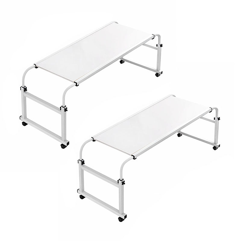 SOGA 2X 140x45cm White Cross Bed Movable Desk Table w/ Adjustable Length & Height $ 345.50