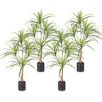 SOGA 4X 90cm Artificial Natural Green Dracaena Dragon Tree Fake Tropical Indoor Plant Home Office Decor $ 295.50