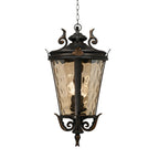 Vintage Lamp 60.3cm Aluminum & Glass Lantern Elegant Chandelier Style Classic Hanging Light Antique-Inspired Design $ 566.90