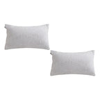 SOGA 2X 35cm Throw Pillow Off White Lumbar Embroidered Decorative Cover Stitch for Home Decor $ 107.90