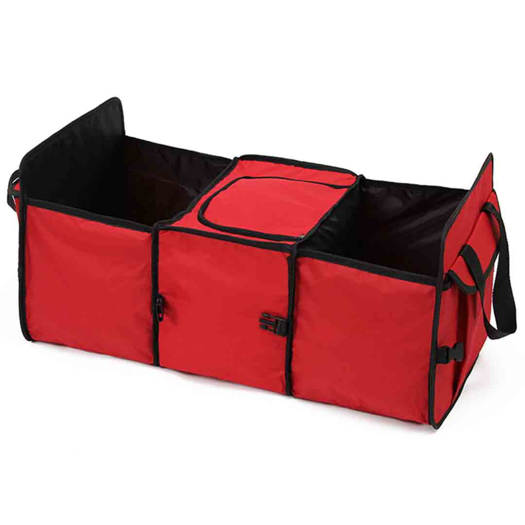 SOGA Car Portable Storage Box Waterproof Oxford Cloth Multifunction Organizer Red $ 38.90