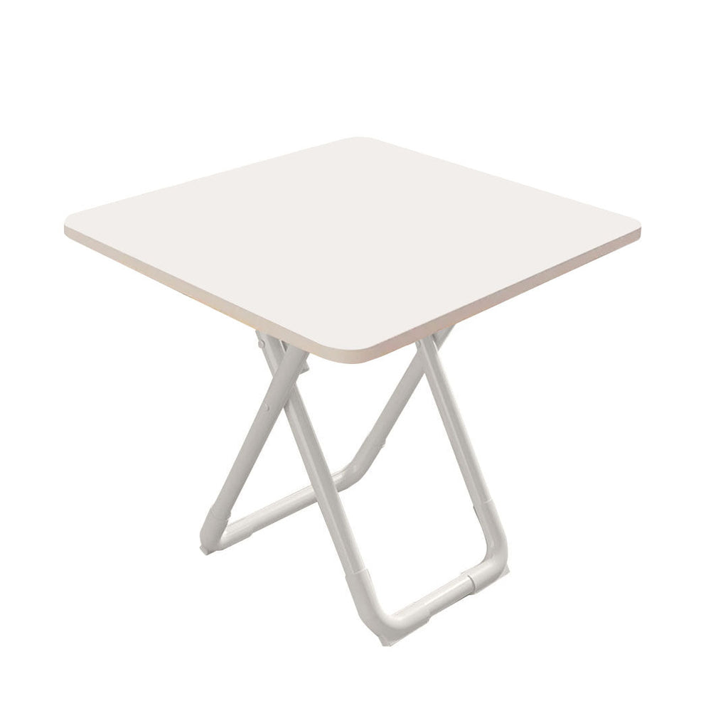 SOGA 80cm White Square Table with White Legs Modern Minimalist Design for Home Decor $ 102.50