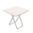 SOGA 80cm White Square Table with White Legs Modern Minimalist Design for Home Decor $ 102.50