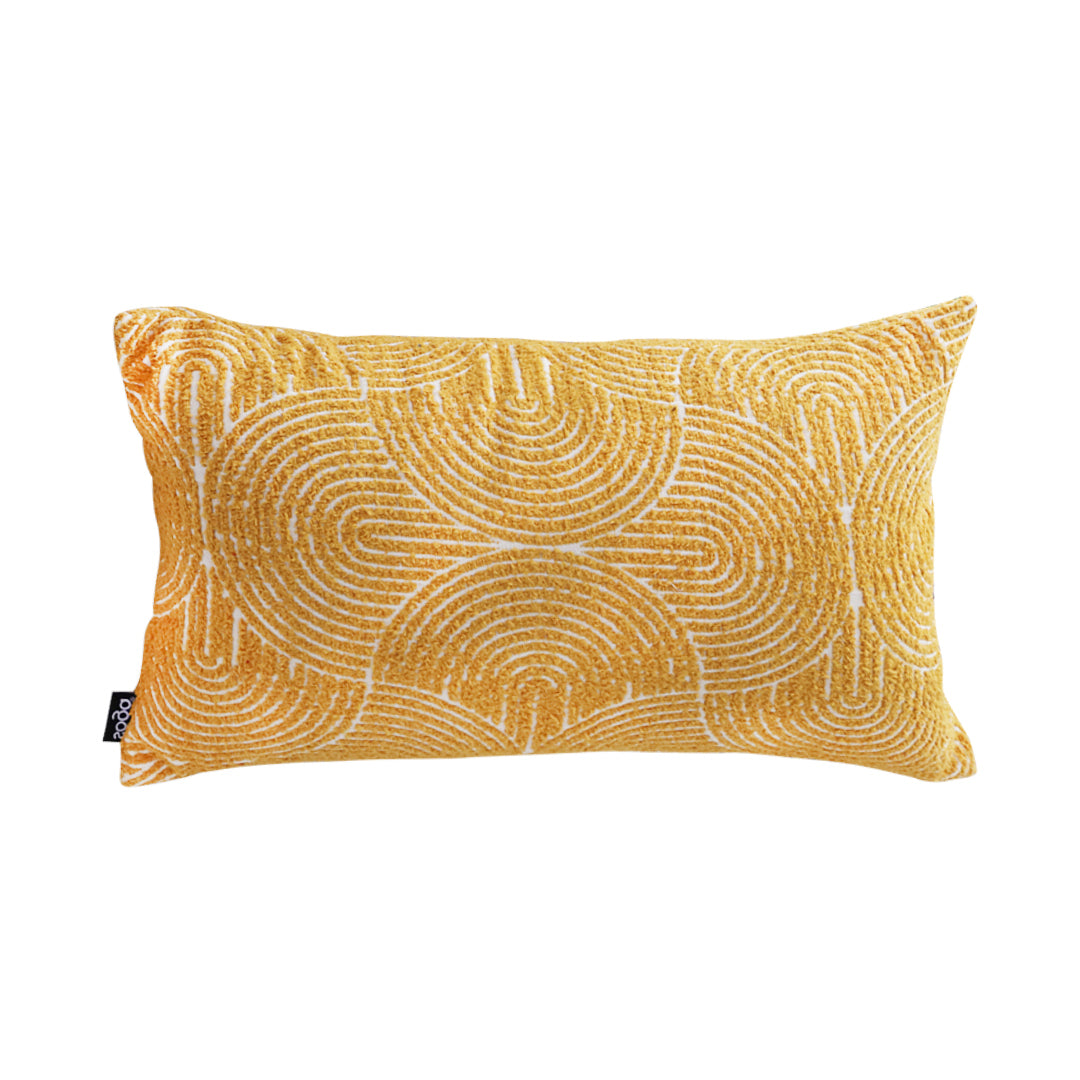 SOGA 35cm Mustard Yellow Throw Pillow Geometric Indoor and Outdoor Corded for Home Decor $ 55.50