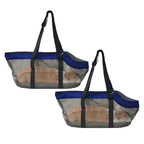 SOGA 2X Grey Pet Carrier Bag Breathable Net Mesh Tote Pouch Dog Cat Travel Essentials $ 60.90