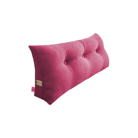 SOGA 100cm Red Triangular Wedge Bed Pillow Headboard Backrest Bedside Tatami Cushion Home Decor