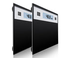 SOGA 2X 180kg Electronic Talking Scale Weight Fitness Glass Bathroom Scale LCD Display Stainless $ 90.90