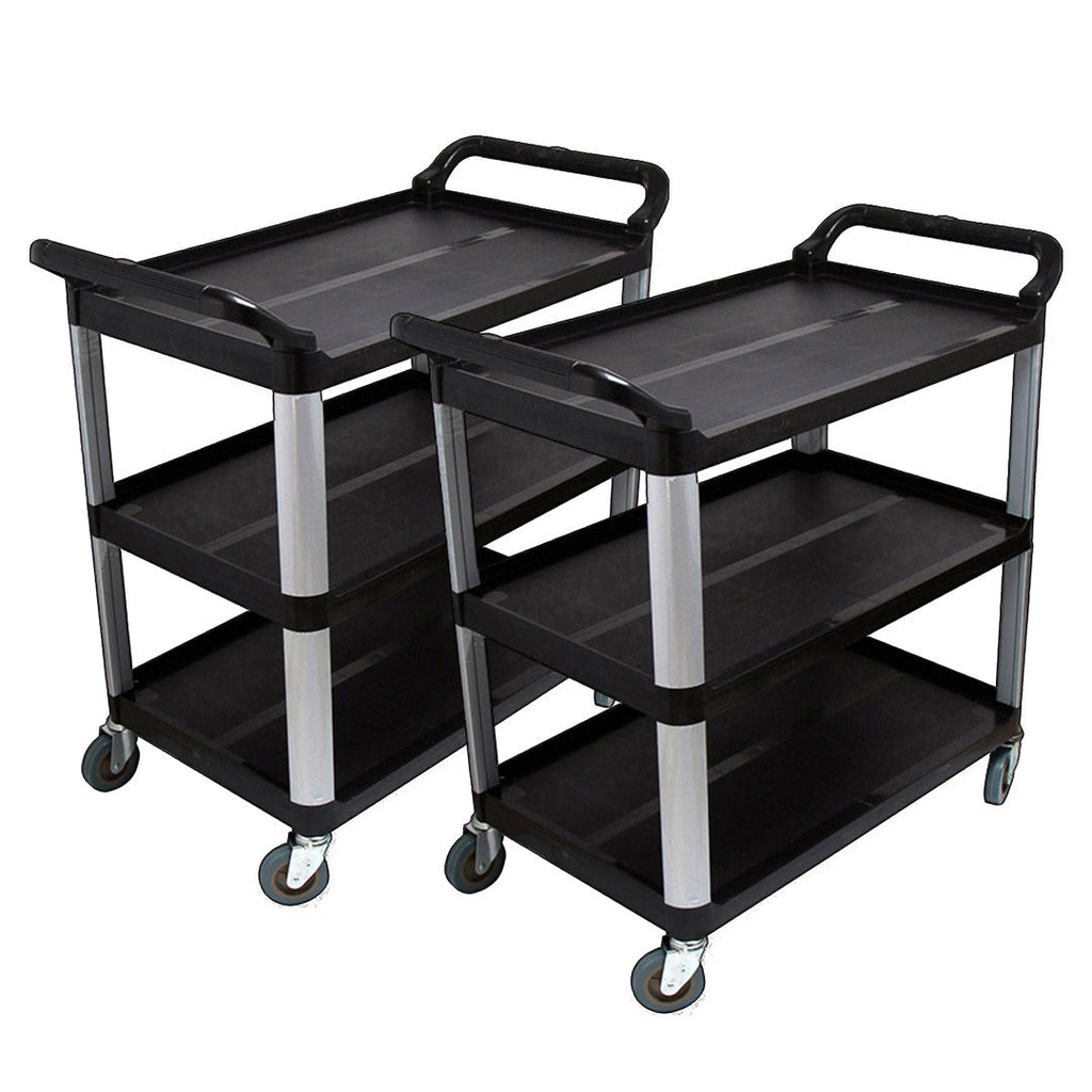 SOGA 2x 3 Tier Food Trolley Food Waste Cart Food Utility Mechanic Kitchen Large $ 471.90