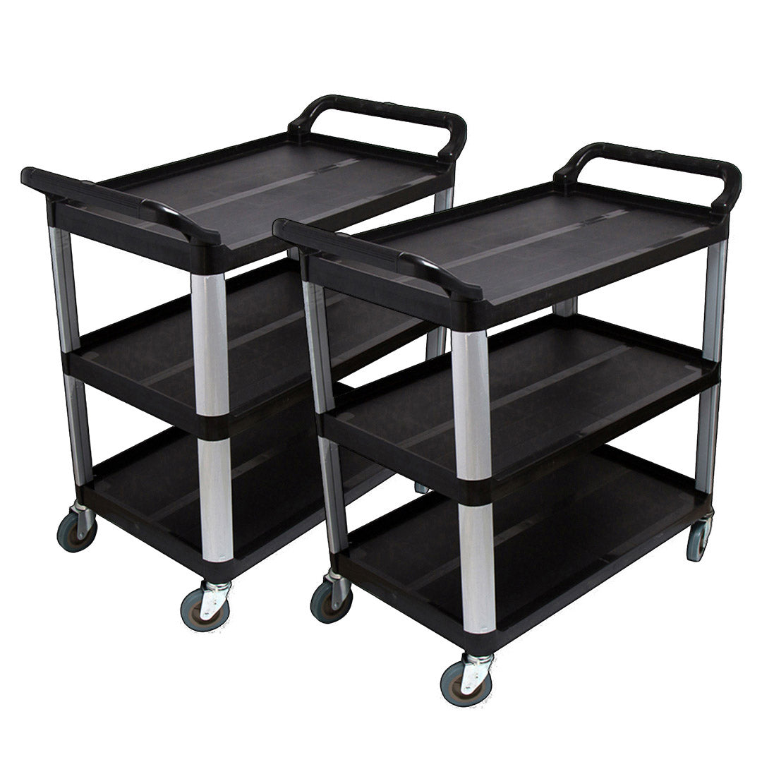 SOGA 2x 3 Tier Food Trolley Food Waste Cart Food Utility Mechanic Kitchen Large $ 471.90