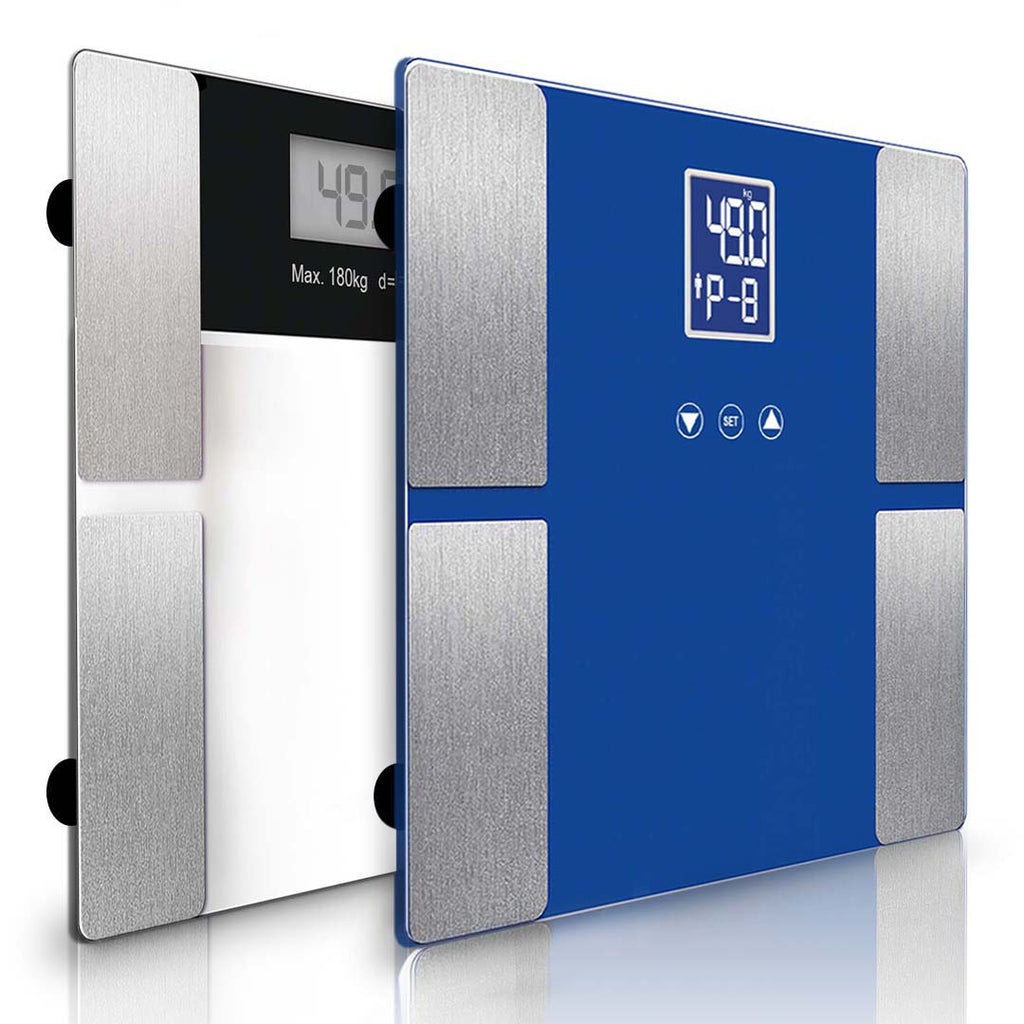 SOGA Digital Electronic LCD Bathroom Body Fat Scale Weighing Scales Weight Monitor Blue/Glass $ 60.90