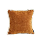 SOGA 45cm Throw Pillow Sunset Orange Chenille Textured with Tassels Stylish Square Cozy Home Decor $ 46.90
