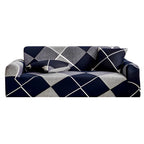 SOGA 3-Seater Checkered Sofa Cover Couch Protector High Stretch Lounge Slipcover Home Decor $ 46.90