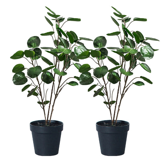SOGA 2X 95cm Artificial Tree Indoor Nordic Style Artificial Tree Potted Simulation Tree, Home Decor