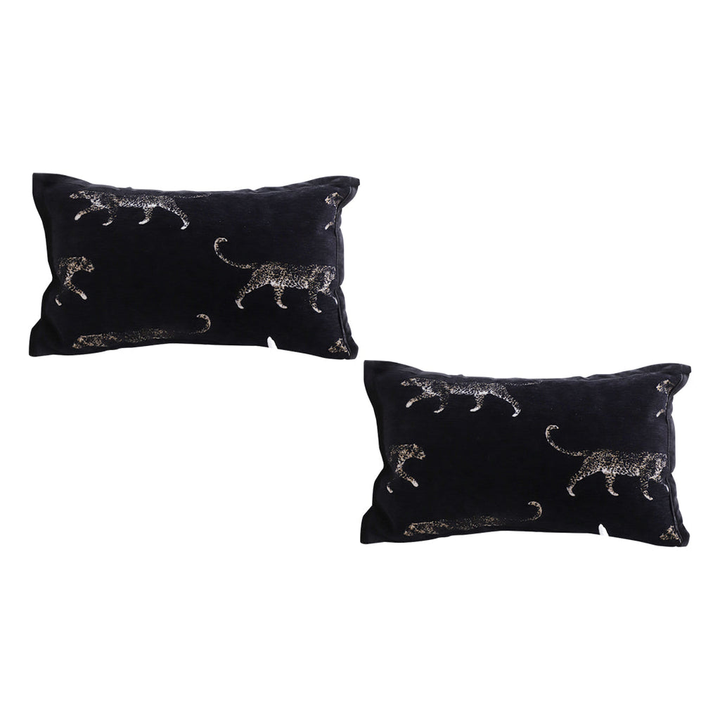 SOGA 2X 35cm Black Throw Pillow Elegant Decorative Cushion Living Room Modern Home Decor $ 129.50