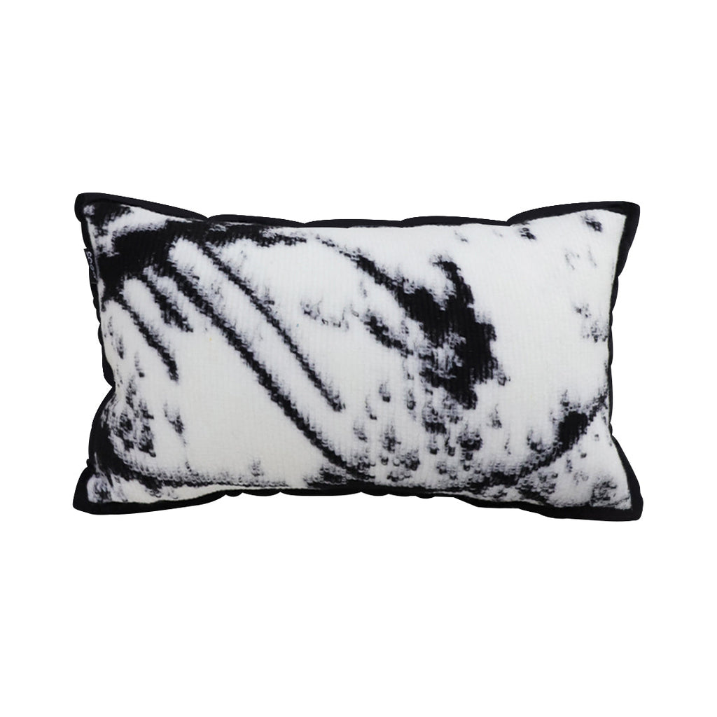 SOGA 35cm Throw Pillow Black and White Leopard Thick Premium Polyester Fiber for Home Decor $ 66.90