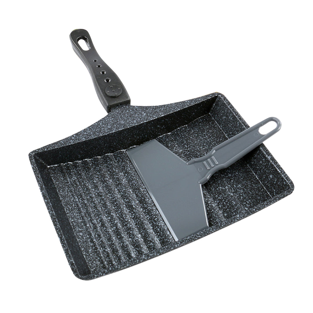 SOGA Marble Coated Omelette Frying Pan Tamagoyaki Korea Egg Fried Egg Roll Fry Pan $ 38.90