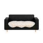 SOGA Three-seater White Faux Fur Throw Blanket 90x210cm Polyester $ 84.50