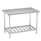 SOGA Commercial Catering Kitchen Stainless Steel Prep Work Bench Table 120*70*85cm $ 499.90