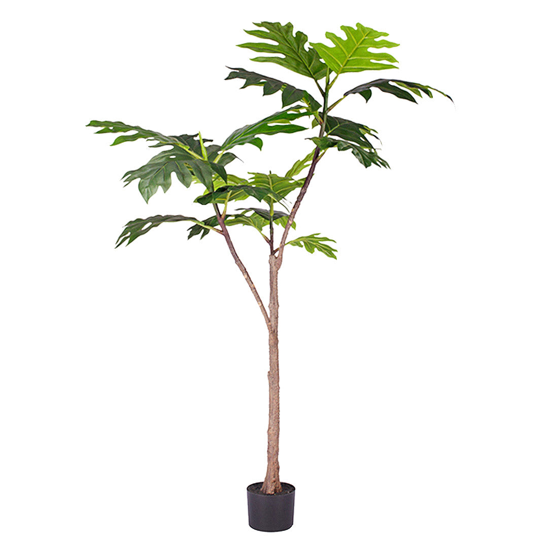 SOGA 150cm Artificial Natural Green Split-Leaf Philodendron Tree Fake Tropical Indoor Plant Home Office Decor $ 188.90