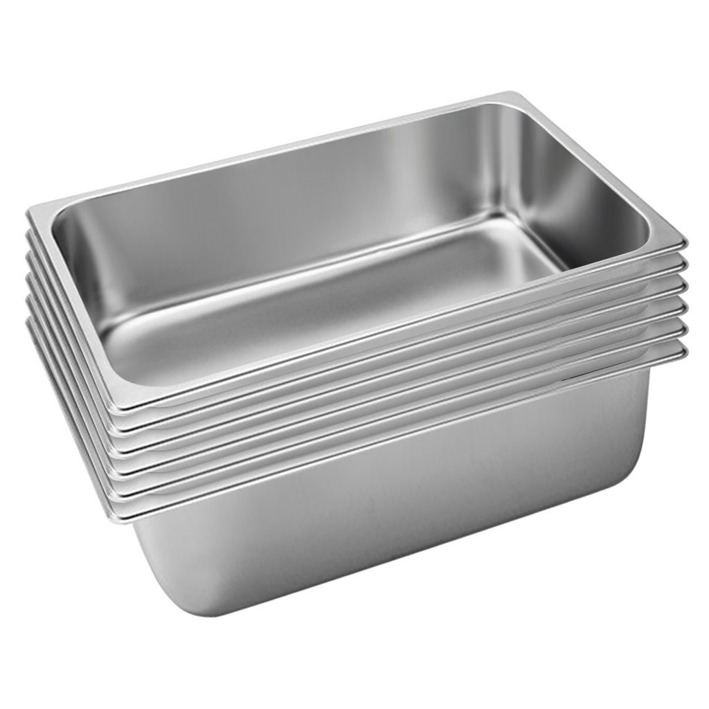 SOGA 6X Gastronorm GN Pan Full Size 1/1 GN Pan 20cm Deep Stainless Steel Tray $ 244.50