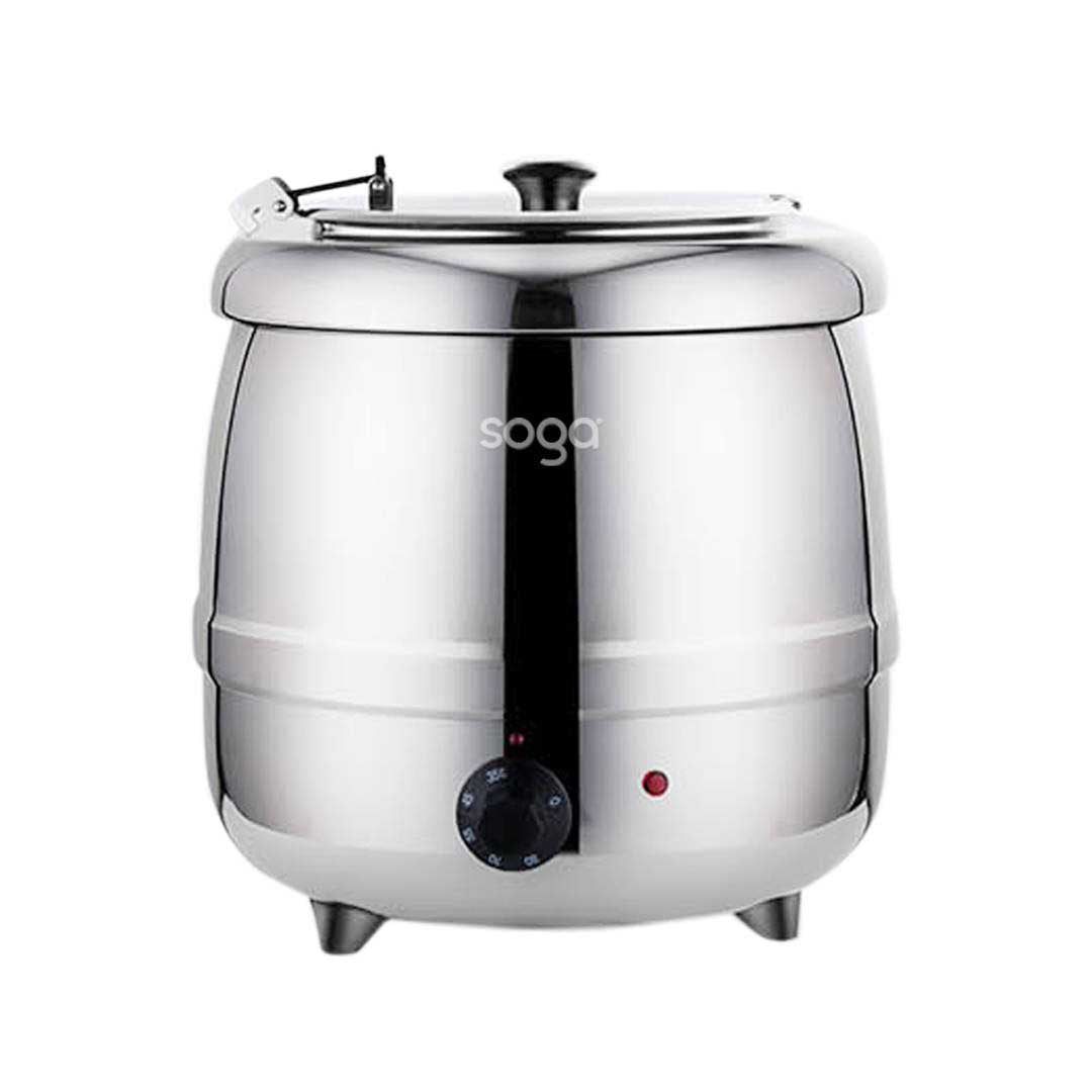 SOGA 10L Soup Kettle Commercial Soup Pot Electric Soup Maker Stainless Steel $ 222.50