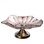 SOGA Bronze Tulip Crystal Glass Fruit Bowl Candy Holder Countertop Dessert Serving Basket Decor $ 77.90