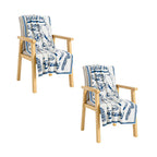 SOGA 2X Off-White Cat Print Throw Blanket 130x160cm Polyester $ 280