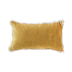 SOGA 35cm Throw Pillow Turmeric Yellow Aesthetic Chenille Texture for Home Decor $ 66.90