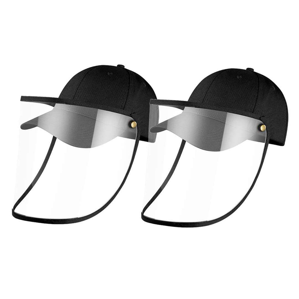 2X Outdoor Protection Hat Anti-Fog Pollution Dust Saliva Protective Cap Full Face HD Shield Cover Kids Black $ 44