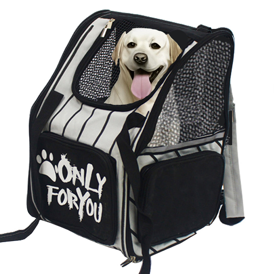 SOGA Black Pet Carrier Backpack Breathable Mesh Portable Safety Travel Essentials Outdoor Bag $ 51.50
