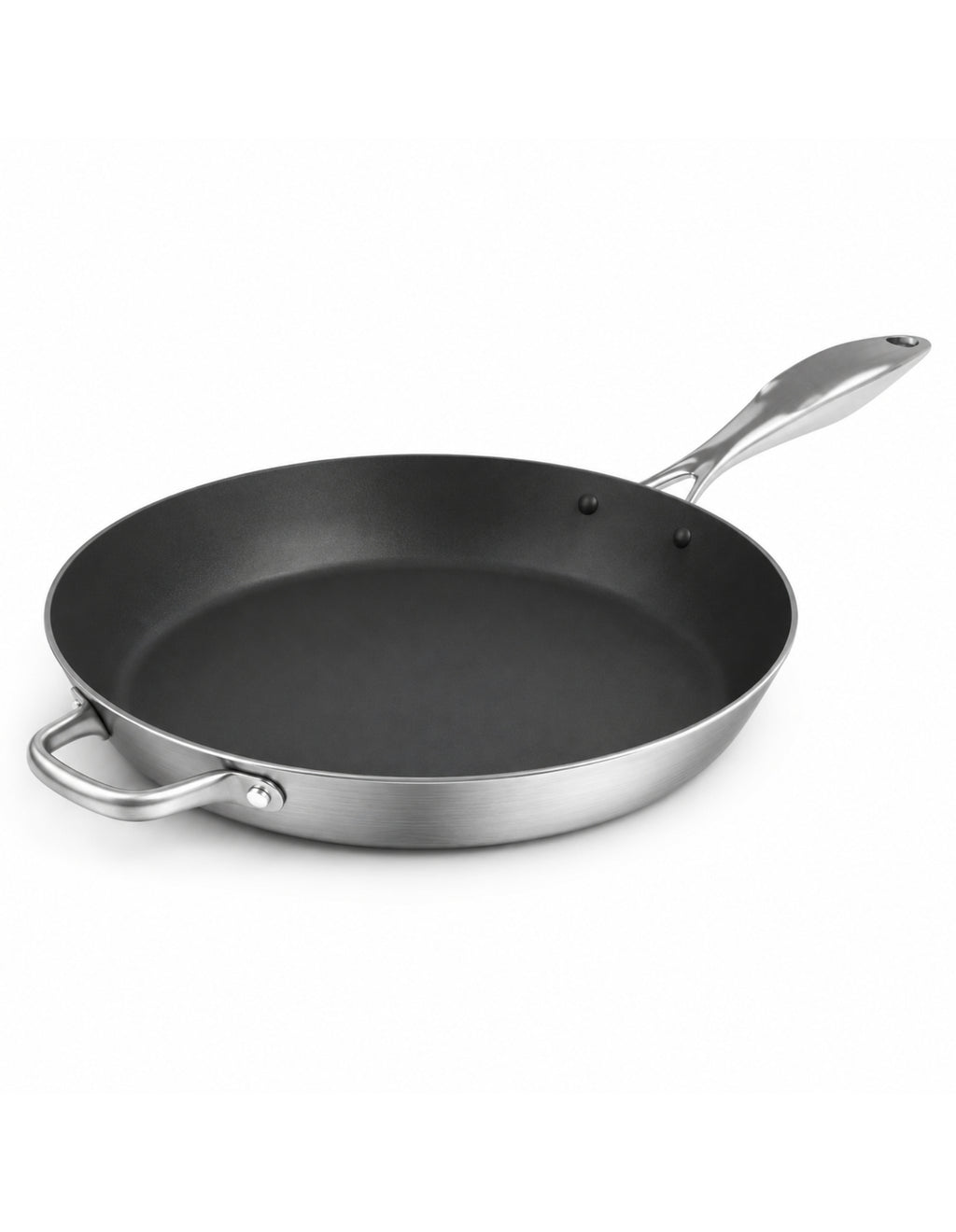 SOGA Stainless Steel Non-Stick Induction Fry Pan 36cm