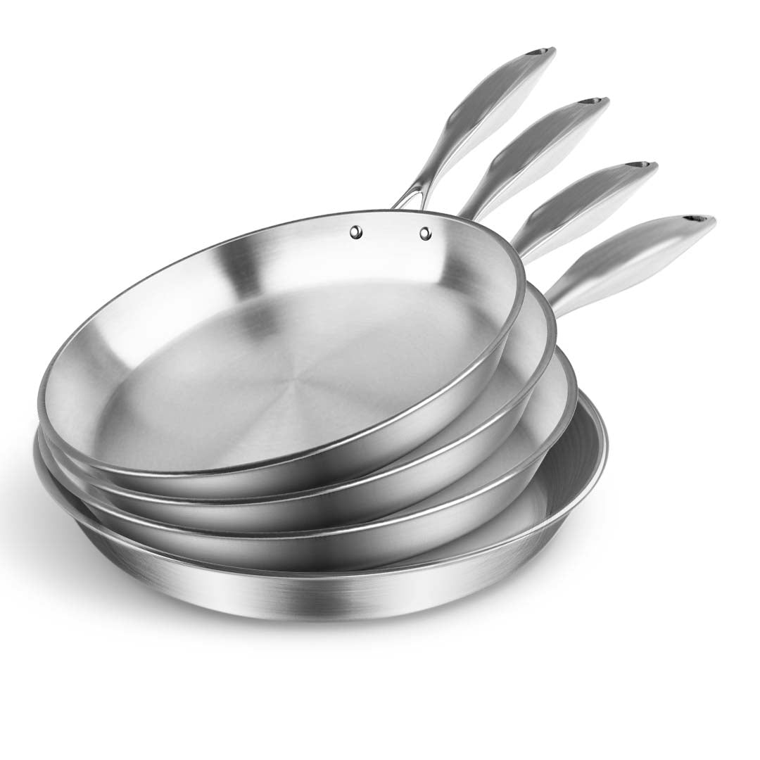 SOGA 4X Stainless Steel Fry Pan Frying Pan Top Grade Induction Skillet Cooking FryPan $ 279.50