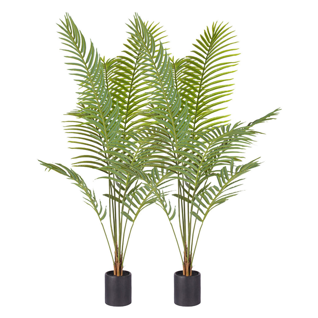 SOGA 2X 180cm Green Artificial Indoor Rogue Areca Palm Tree Fake Tropical Plant Home Office Decor $ 366.90