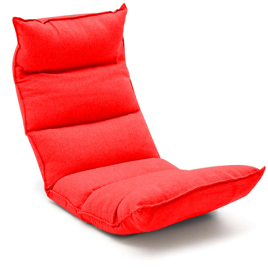 SOGA Foldable Tatami Floor Sofa Bed Meditation Lounge Chair Recliner Lazy Couch Red $ 159.90