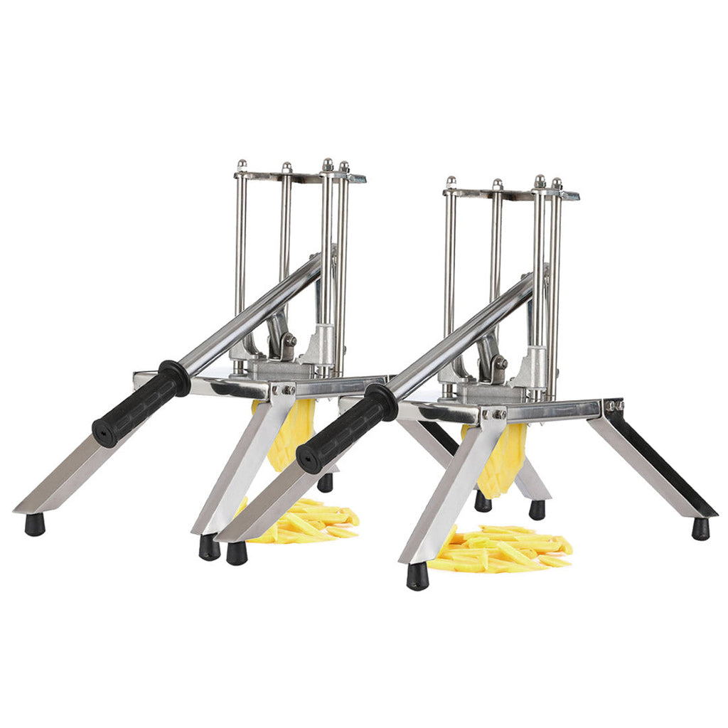 SOGA 2X Commercial Potato French Fry Fruit Vegetable Cutter Stainless Steel 3 Blades $ 388.50