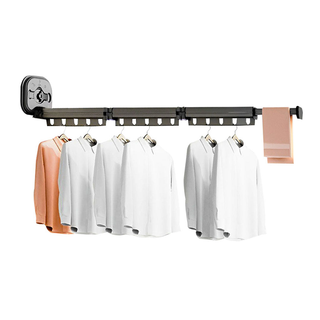 SOGA 127.5cm Wall-Mounted Clothing Dry Rack Retractable Space-Saving Foldable Hanger $ 99.90