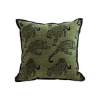 SOGA 40cm Throw Pillow Green Leopard Square Retro Decorative Cushion for Living Room $ 52.50
