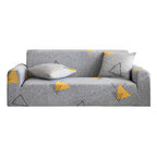 SOGA 4-Seater Geometric Print Sofa Cover Couch Protector High Stretch Lounge Slipcover Home Decor $ 49.90