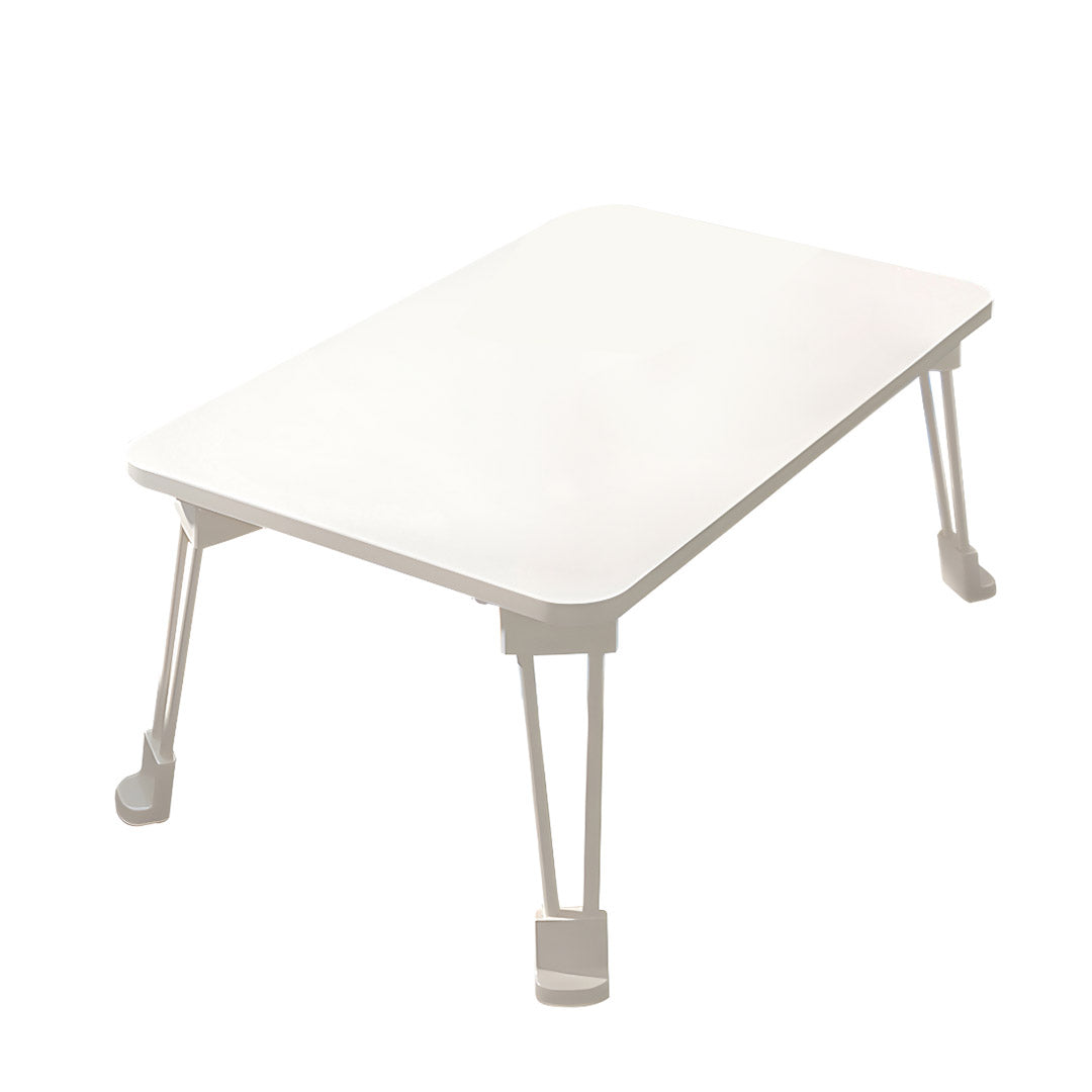 SOGA White Portable Bed Table Adjustable Folding Mini Desk With Cup-Holder Home Decor $ 51.50