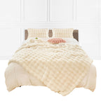 SOGA 200cm Creamy White Fur Fuzzy Super Soft and Cozy Fluffy Throw Blanket $ 162.50