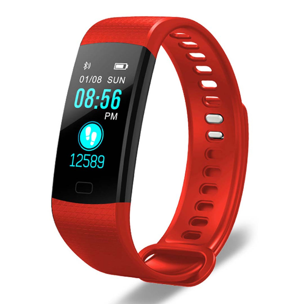 SOGA Sport Smart Watch Health Fitness Wrist Band Bracelet Activity Tracker Red $ 66.90