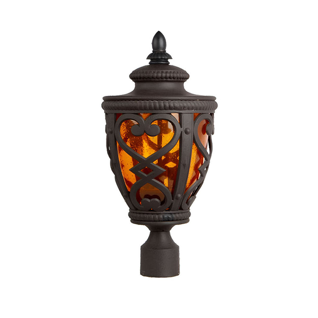 Vintage Lamp 50.8cm Elegant Post Light with Aluminum and Glass Lantern Classic Outdoor Lighting $ 505.50