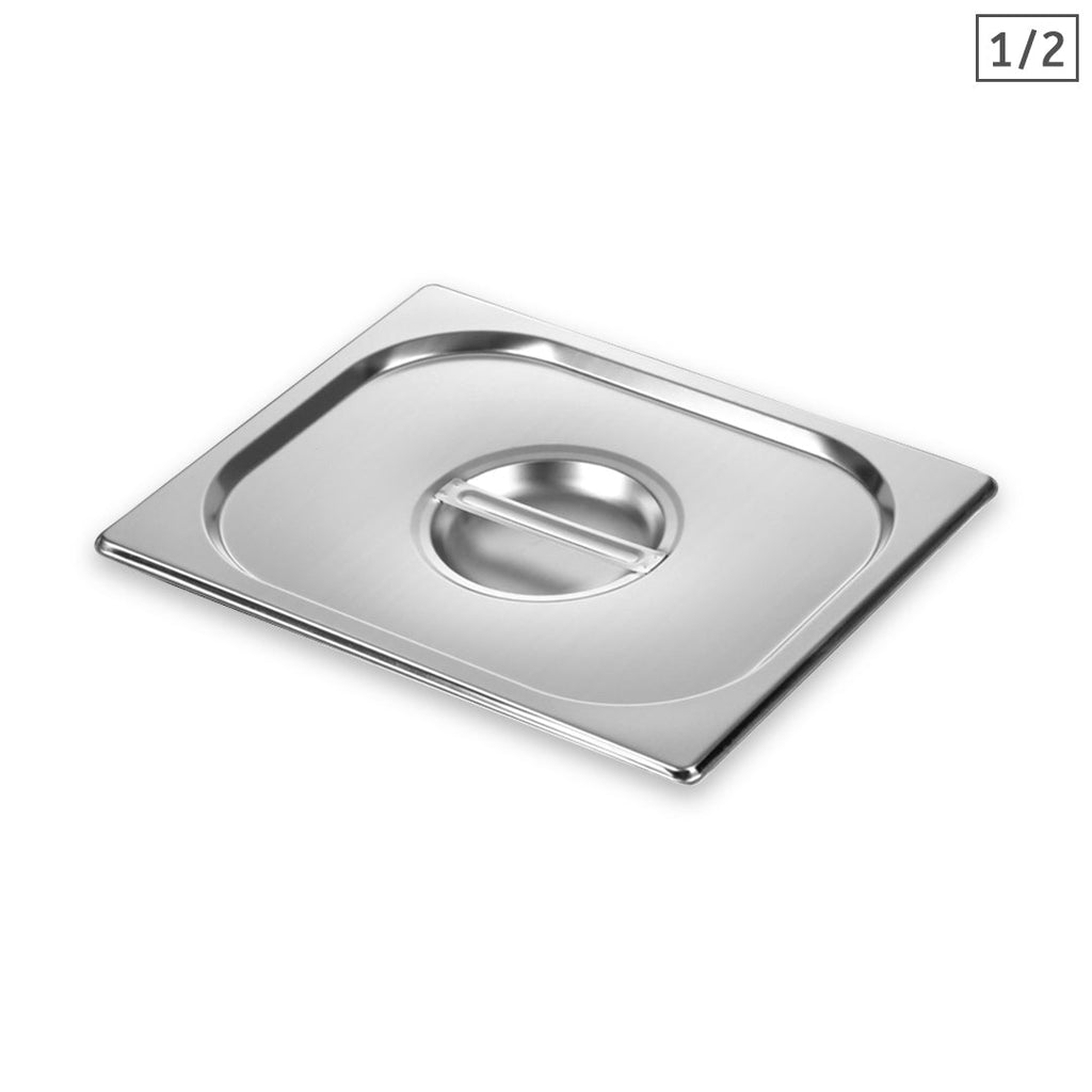 SOGA Gastronorm GN Pan Lid Full Size 1/2 Stainless Steel Tray Top Cover $ 33.50
