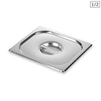 SOGA Gastronorm GN Pan Lid Full Size 1/2 Stainless Steel Tray Top Cover $ 33.50