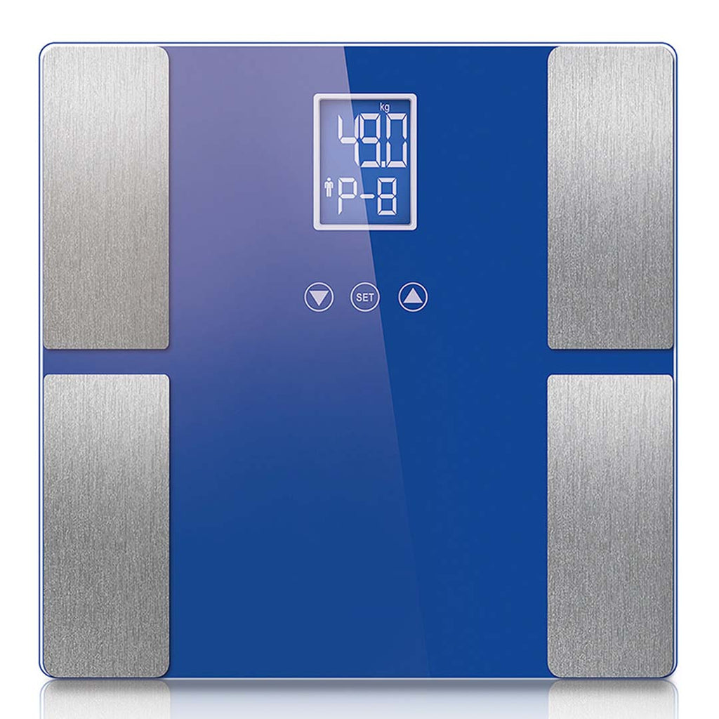 SOGA Digital Electronic LCD Bathroom Body Fat Scale Weighing Scales Weight Monitor Blue $ 33.50